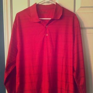 Nike Golf - Red long sleeve DriFit Tee Medium